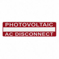 HellermannTyton - 596-00237 - LABEL ID/RATINGS 3.75"X1" WHT/RD