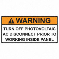 HellermannTyton - 596-00499 - LABEL ELECTRL WARN 4.12"X2"