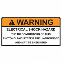 HellermannTyton - 596-00588 - LABEL ELECTRL WARN 4.12"X2" 50PC