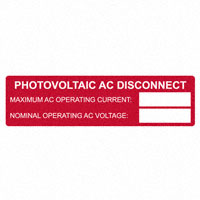 HellermannTyton - 596-00652 - LABEL ELECTRL WARN 3.75"X2" 50PC