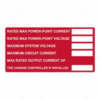 HellermannTyton - 596-00653 - LABEL ID/RATINGS 4"X2" 50PC