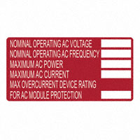 HellermannTyton - 596-00655 - LABEL ID/RATINGS 4"X2" 50PC