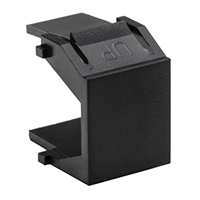 HellermannTyton - BLANK-BK - MOD INSERT BLANK BLACK