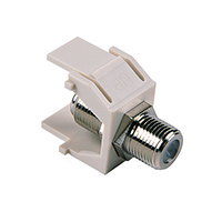 HellermannTyton - FINSERTB-FW - INSERT F TYPE JACK COUPLER