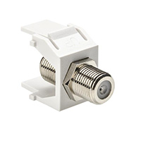 HellermannTyton - FINSERTB-W - INSERT F TYPE JACK COUPLER