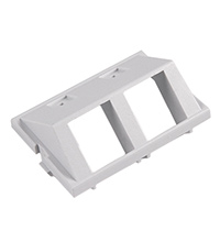 HellermannTyton - FPMIAD15-W - MOD INSERT 2PORT WHITE