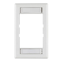 HellermannTyton - FPM-W - FACEPLATE SINGLE GANG WHITE
