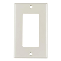 HellermannTyton - FPR-FW - FACEPLATE SNGL GANG 1PORT WHITE