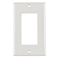 HellermannTyton - FPR-W - FACEPLATE SNGL GANG 1PORT WHITE