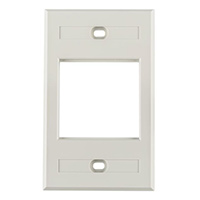 HellermannTyton - FPSHUT-FW - FACEPLATE SINGLE GANG WHITE