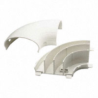 HellermannTyton - MCRFW-FE - FLAT ELBOW - OFFICE WHITE