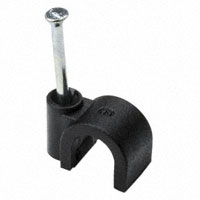 HellermannTyton - NC80 - CBL CLIP U-TYPE BLACK FASTENER