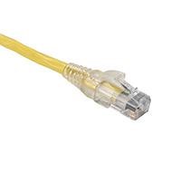 HellermannTyton - PC6YEL3SCG - CABLE MOD 8P8C PLUG-PLUG 3'