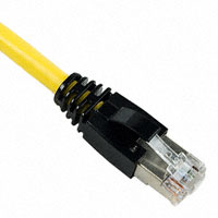 HellermannTyton - PCS6AYEL5 - CABLE MOD 8P8C PLUG-PLUG 5'