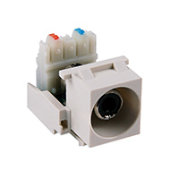 HellermannTyton - RCAB110-FW - INSERT RCA JACK TO IDC CONN