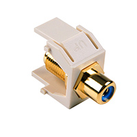 HellermannTyton - RCAFINSERTBL-FW - INSERT RCA JACK TO F TYPE JACK