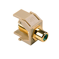 HellermannTyton - RCAFINSERTG-I - INSERT RCA JACK TO F TYPE JACK