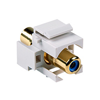 HellermannTyton - RCAINSERTBLU-W - INSERT RCA JACK COUPLER