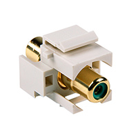 HellermannTyton - RCAINSERTG-FW - INSERT RCA JACK COUPLER