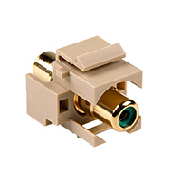 HellermannTyton - RCAINSERTG-I - INSERT RCA JACK COUPLER