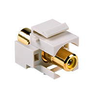 HellermannTyton - RCAINSERTY-FW - INSERT RCA JACK COUPLER