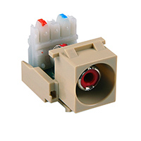 HellermannTyton - RCAR110-I - INSERT RCA JACK TO IDC CONN