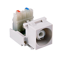 HellermannTyton - RCAW110-W - INSERT RCA JACK TO IDC CONN