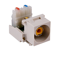 HellermannTyton - RCAY110-FW - INSERT RCA JACK TO IDC CONN