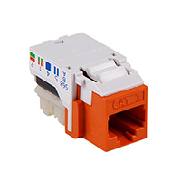 HellermannTyton - RJ11FC3-ORN - INSERT 6P6C JACK TO IDC CONN