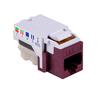 HellermannTyton - RJ11FC3-VIO - INSERT 6P6C JACK TO IDC CONN