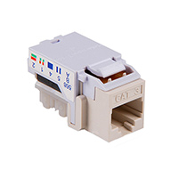 HellermannTyton - RJ11FC3-W - INSERT 6P6C JACK TO IDC CONN