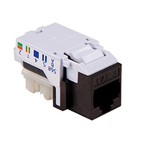 HellermannTyton - RJ45FC3-BRN - INSERT RJ45 JACK TO IDC CONN