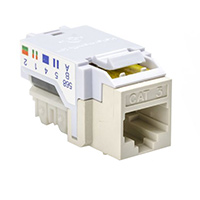 HellermannTyton - RJ45FC3-FW - INSERT RJ45 JACK TO IDC CONN