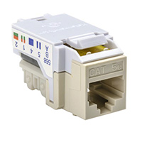 HellermannTyton - RJ45FC5E-FW - INSERT RJ45 JACK TO IDC CONN
