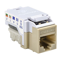 HellermannTyton - RJ45FC6B-I - INSERT RJ45 JACK TO IDC 50/BX
