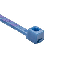 HellermannTyton - T18R6-7K2 - CABLE TIE 18 LB 3.93" BLU/PUR