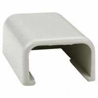 HellermannTyton - TSR1FW-36 - 3/4" END CAP - OFFICE WHITE