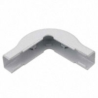 HellermannTyton - TSR1W-29-1 - 3/4" EXT CRNR CVR 1" BEND WHITE