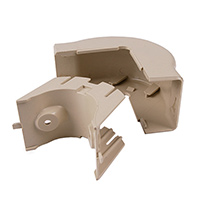 HellermannTyton - TSRP1I-29-1 - 3/4" EXT CORNER 1" BEND IVORY