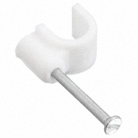 HellermannTyton - NC710 - CBL CLIP U-TYPE WHITE FASTENER