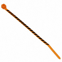 HellermannTyton - T18R3-0K2 - STNDRD TIE 4"L 18LB ORANGE/BLACK