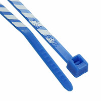 HellermannTyton - T18R6-10K2 - STNDRD TIE 4"L 18LB BLUE/WHITE