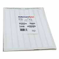HellermannTyton - TAG13L-789 - WHITE POLYESTER .75X.25"
