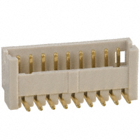 Hirose Electric Co Ltd - DF13-9P-1.25DS(50) - CONN HEADER 9POS 1.25MM R/A GOLD