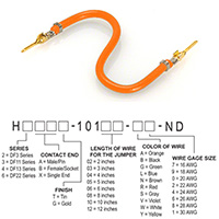 Hirose Electric Co Ltd - H2AAG-10103-A4 - JUMPER-H1503TR/A2015A/H1503TR 3"