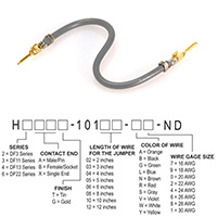 Hirose Electric Co Ltd - H2AAG-10103-S8 - JUMPER-H1503TR/A3048S/H1503TR 3"