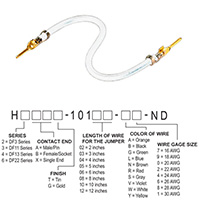 Hirose Electric Co Ltd - H2AAG-10102-W8 - JUMPER-H1503TR/A3048W/H1503TR 2"