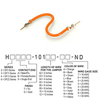 Hirose Electric Co Ltd - H2AAT-10104-A6 - JUMPER-H1502TR/A3049A/H1502TR 4"