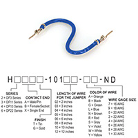 Hirose Electric Co Ltd - H2AAT-10104-L4 - JUMPER-H1502TR/A2015L/H1502TR 4"