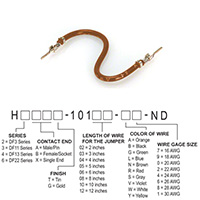 Hirose Electric Co Ltd - H2AAT-10104-N4 - JUMPER-H1502TR/A2015N/H1502TR 4"